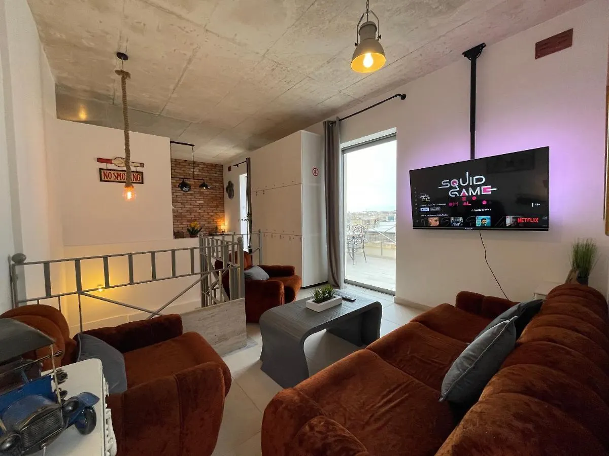 Sliema'S Cozy Retreat - Industrial Styled Townhouse别墅 0*, 斯利马